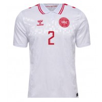 Camisa de time de futebol Dinamarca Joachim Andersen #2 Replicas 2º Equipamento Europeu 2024 Manga Curta